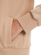 Felpa donna Guess Maryella Full Zip Sweatshirt beige E26GU27 V5YQ00KB3P2 C1C2