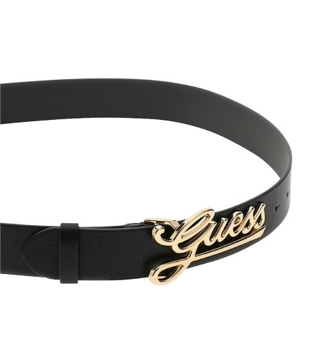 Cinta donna Guess Melisandra scritta logo black C26GU10 BW9250P5335