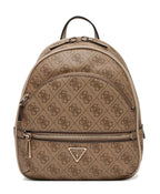 Borsa donna Guess zaino Manhattan II backpack latte logo B26GU09 SG711832
