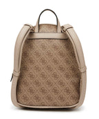 Borsa donna Guess zaino Manhattan II backpack latte logo B26GU09 SG711832