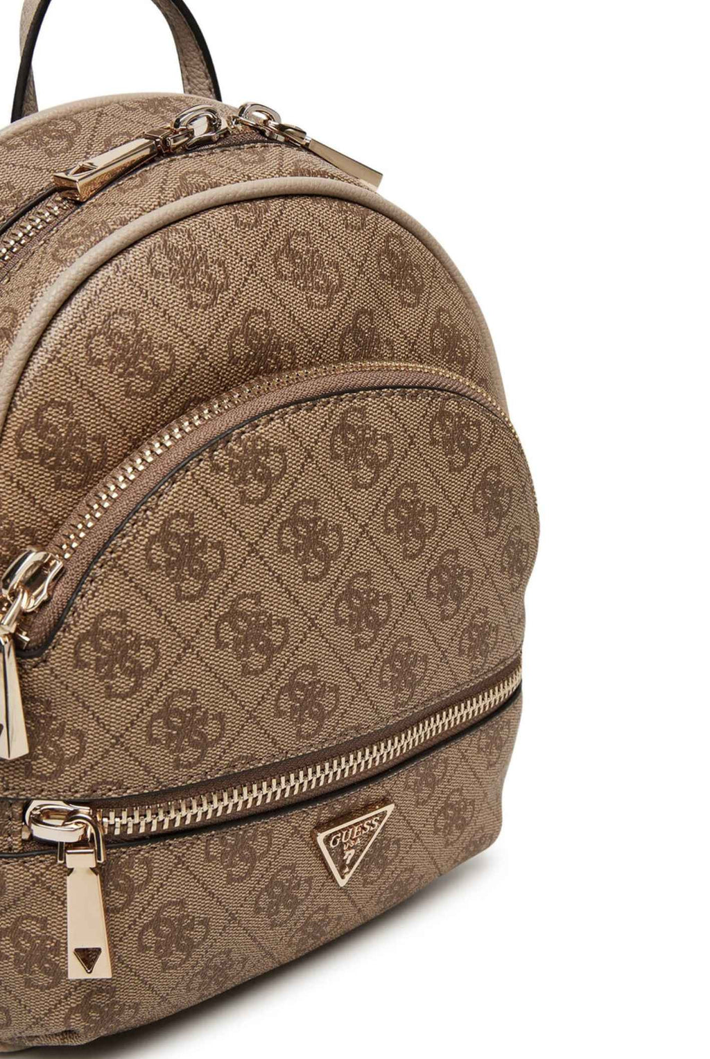 Borsa donna Guess zaino Manhattan II backpack latte logo B26GU09 SG711832
