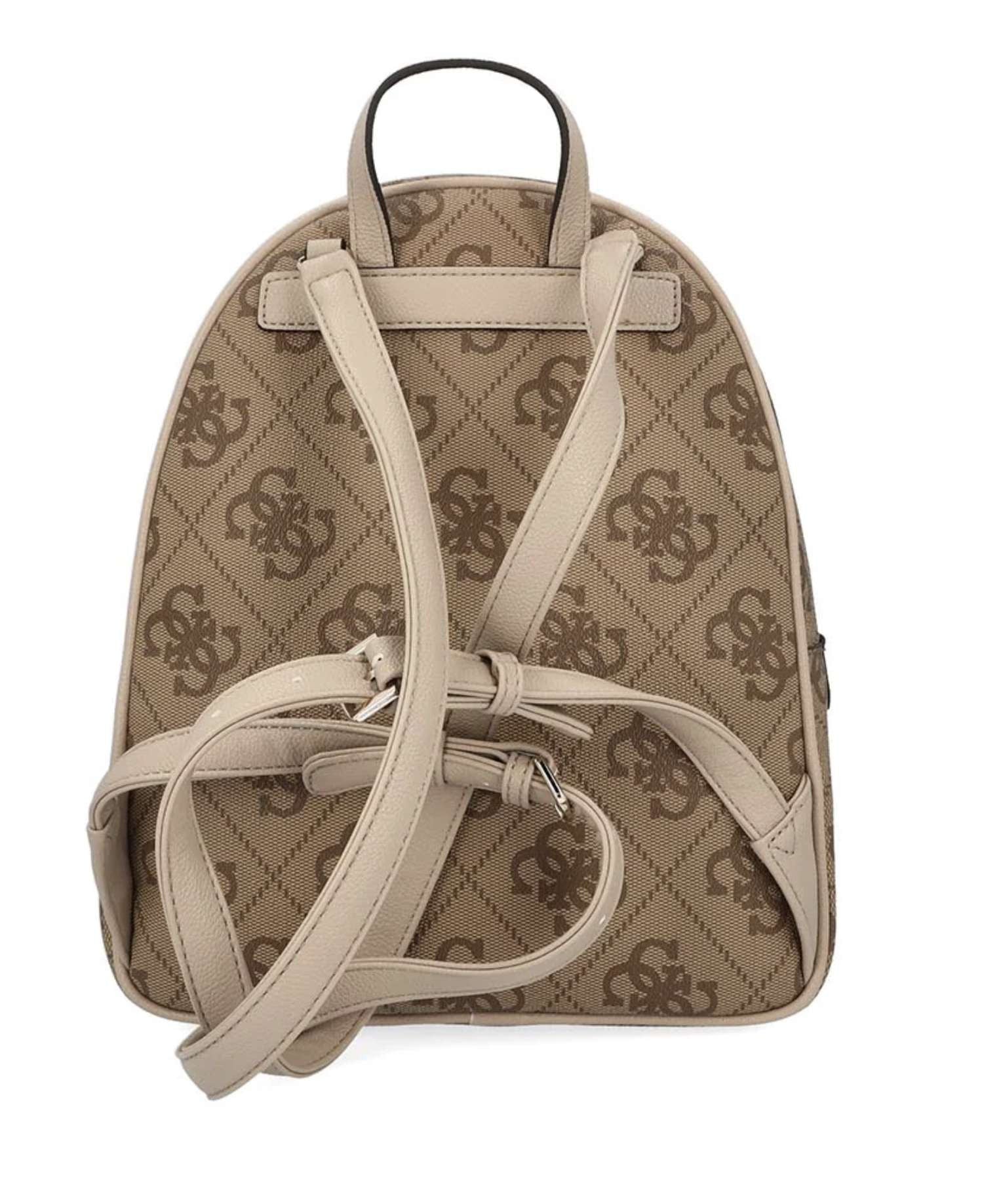 Borsa donna Guess zaino Manhattan II backpack latte logo B26GU08 OS711833