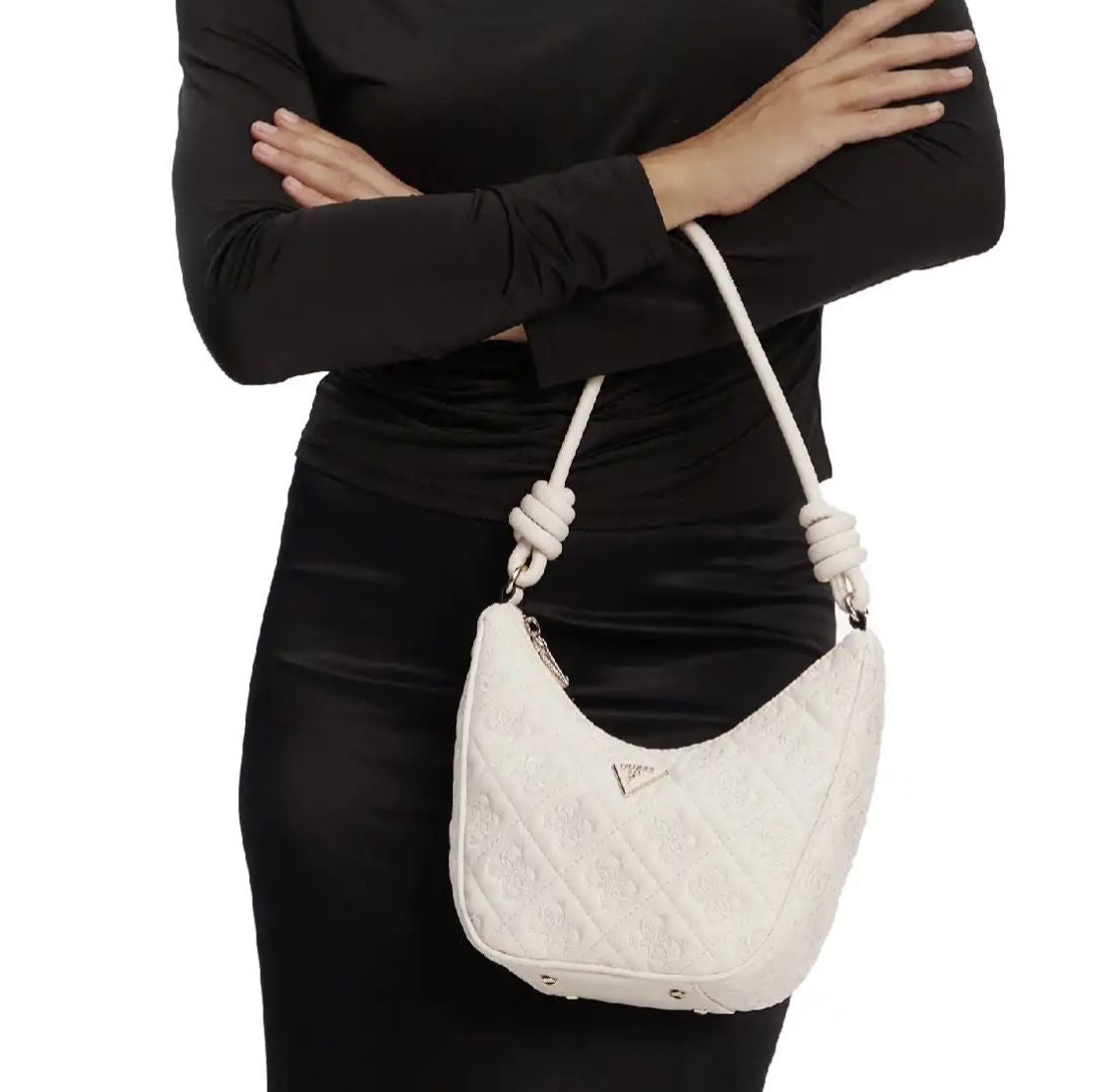 Borsa a mano/ tracolla Adelasia trapuntata white B26GU13 QL965818