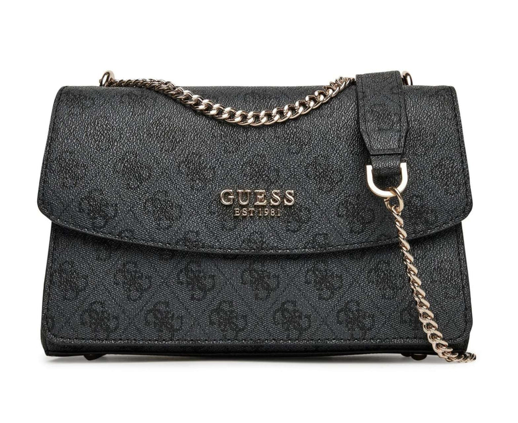 Borsa Guess Calista a spalla/tracolla coal logo B26GU15 SG733421