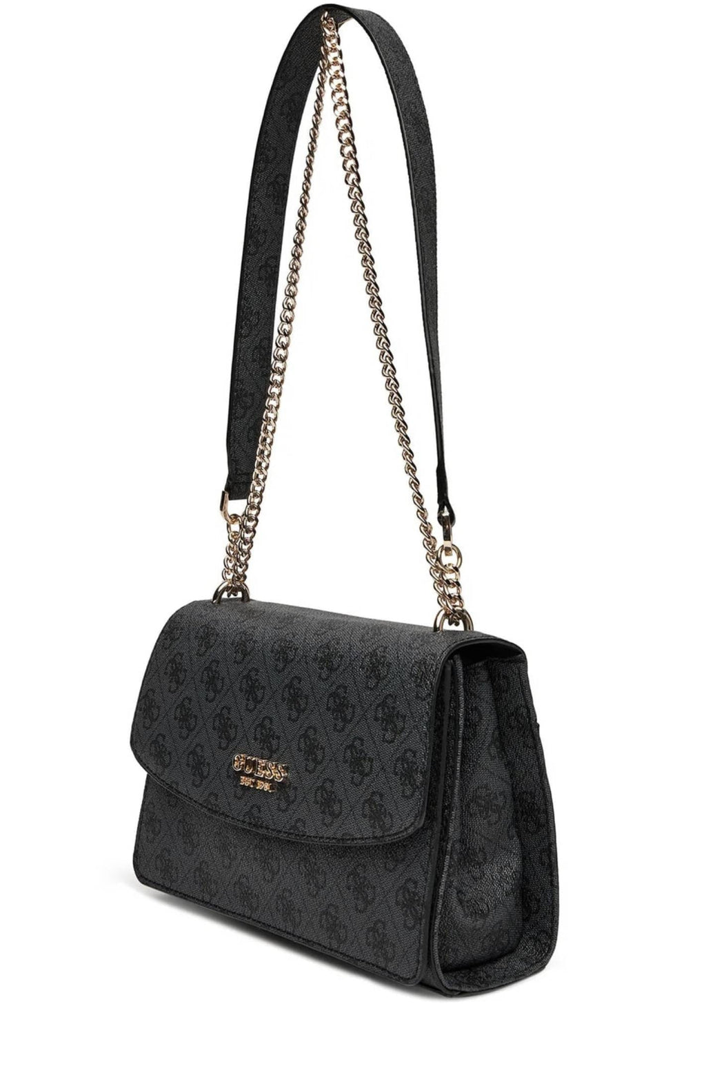 Borsa Guess Calista a spalla/tracolla coal logo B26GU15 SG733421