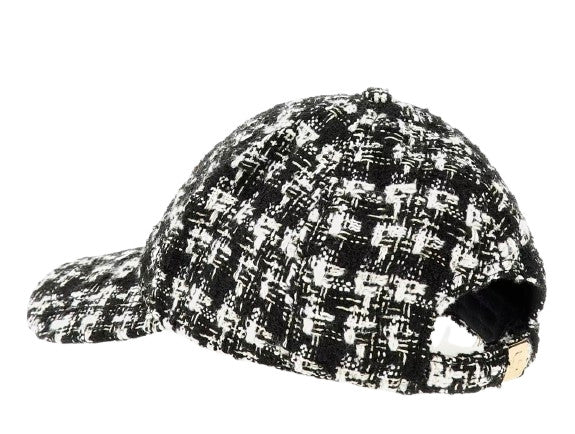 Cappello Guess Giully tweed logo black C26GU14 AW5369POL01