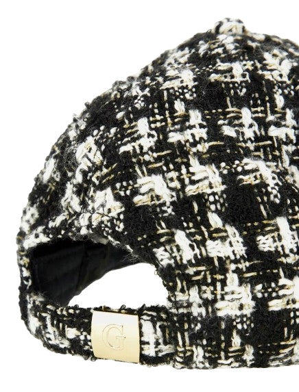 Cappello Guess Giully tweed logo black C26GU14 AW5369POL01
