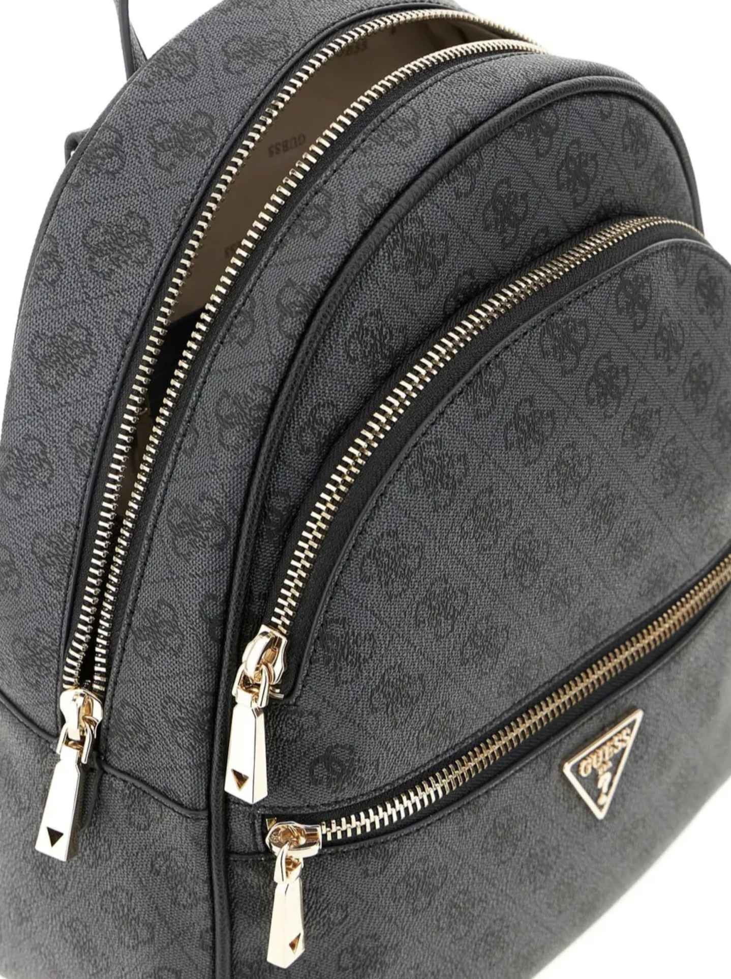 Borsa donna Guess zaino Manhattan II coal logo B26GU20 SG711833