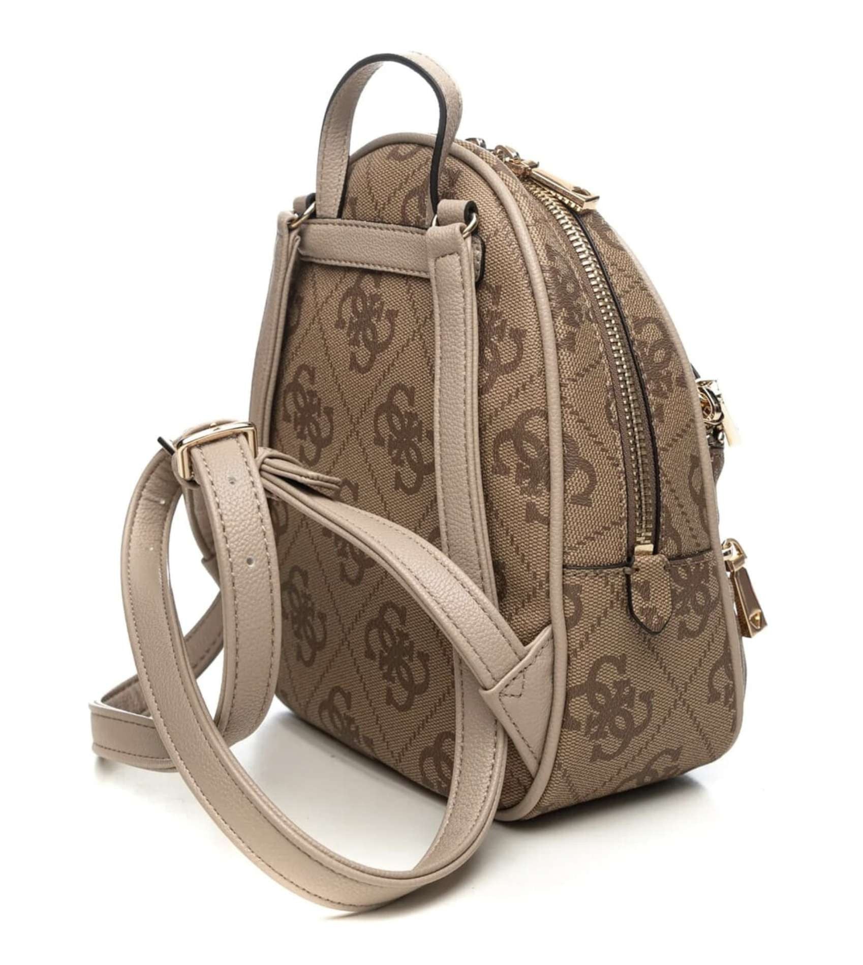 Borsa donna Guess zaino Manhattan II backpack latte logo B26GU32 OS711832