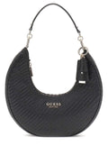 Borsa Guess Mirema hobo shoulder bag black B26GU54 WG963102