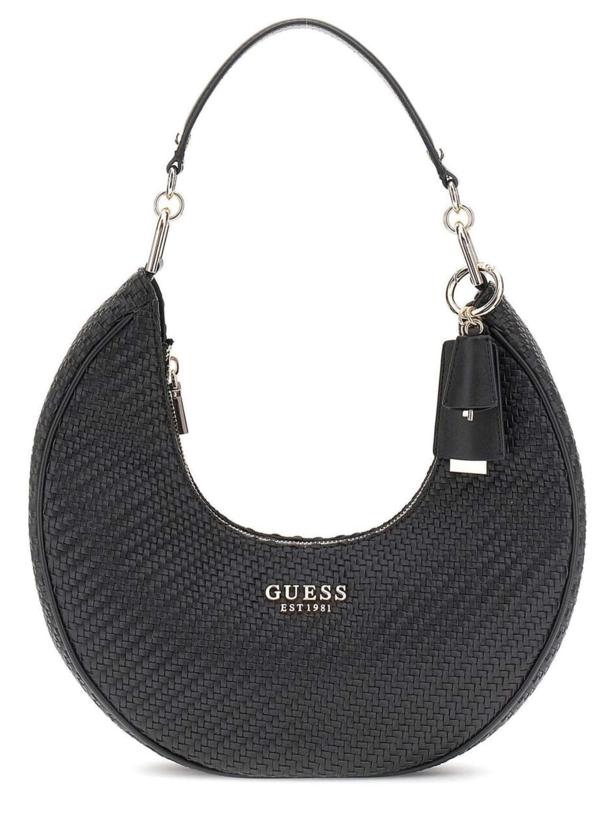 Borsa Guess Mirema hobo shoulder bag black B26GU54 WG963102