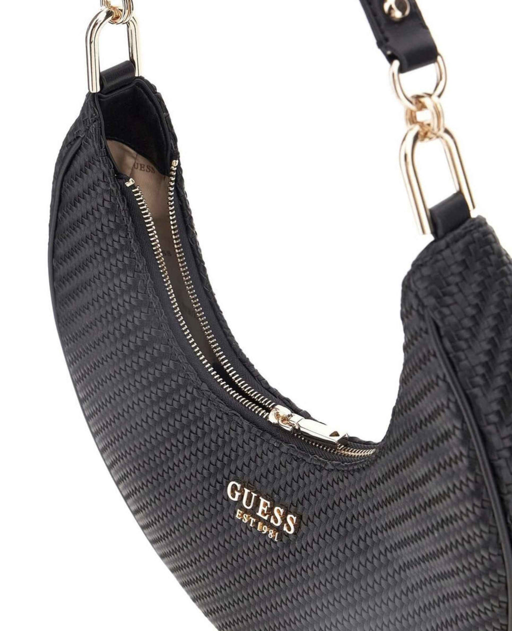 Borsa Guess Mirema hobo shoulder bag black B26GU54 WG963102