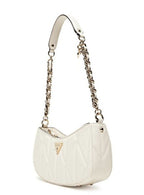 Borsa donna Guess Aldina top zip shoulder bag white B26GU69 GG966317