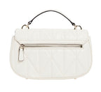 Borsa donna Guess Aldina top handle flap bag white B26GU62 GG966320