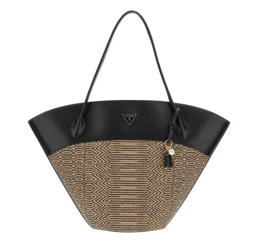 Borsa a mano/spalla Guess shopper venere natural/black B26GU70 WC963424