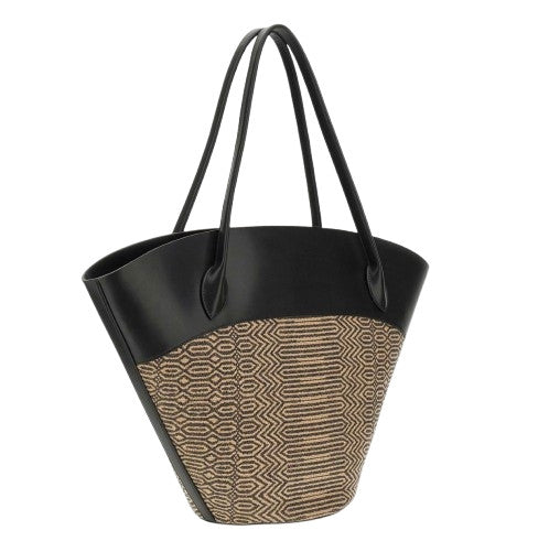 Borsa a mano/spalla Guess shopper venere natural/black B26GU70 WC963424