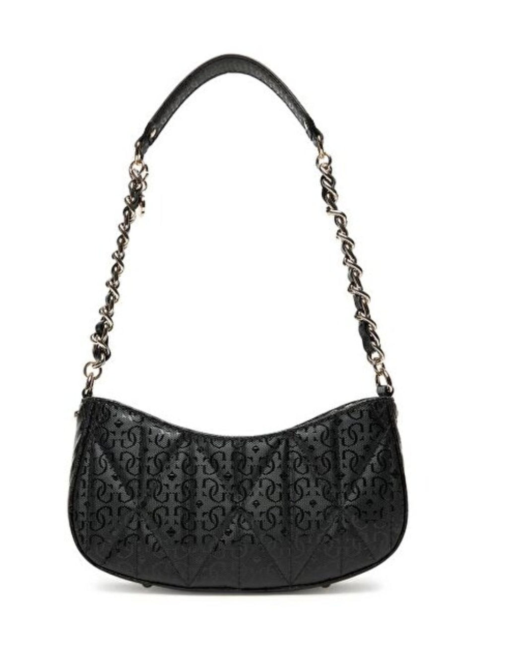 Borsa donna Guess Aldina top zip shoulder bag black B26GU78 GG966317