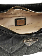 Borsa donna Guess Aldina top zip shoulder bag black B26GU78 GG966317
