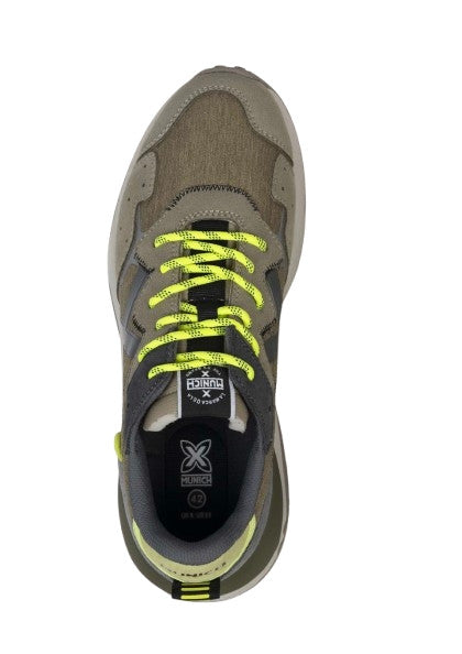 Scarpe Munich sneaker Shibuya 31 pelle scamosciata/ tessuto beige U26MU02 9880031