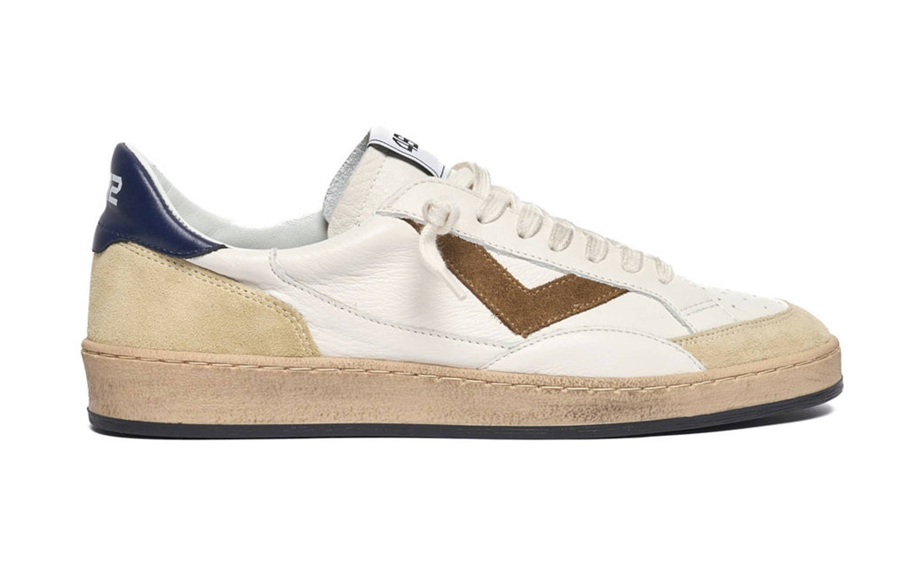 Scarpe uomo 4B12 sneakers white/ beige U26QB06 PLAYNEW-U17