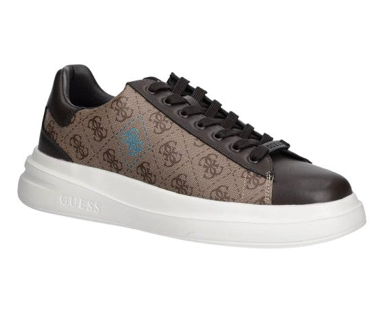 Scarpe uomo Guess sneaker Elba 4G logo beige brown U26GU15 FMFLBAFAB12