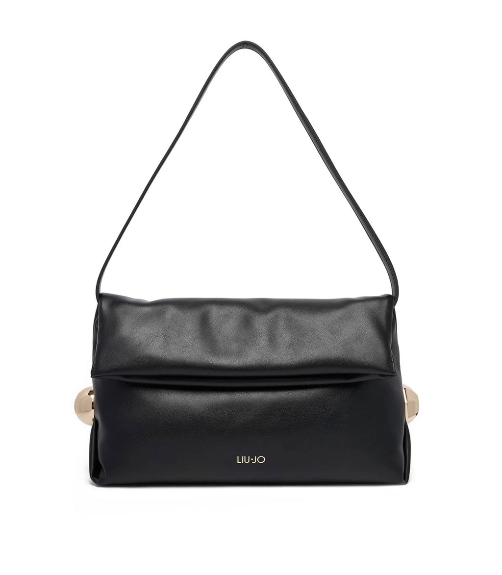 Borsa donna Liu-jo a mano/ tracolla M pochette Riccy nero B26LJ113 AF5097 E0077