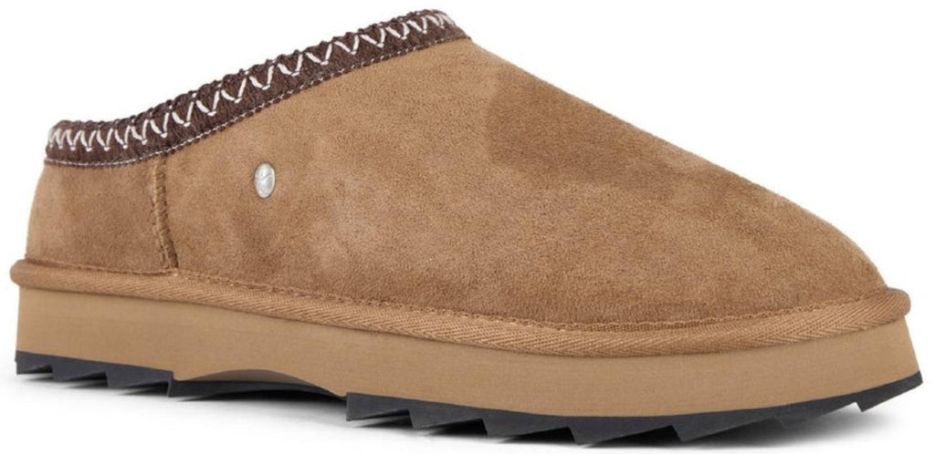 Scarpe donna EMU Pantofole in camoscio Sharky Scuff Chestnut D26EM04 W13179