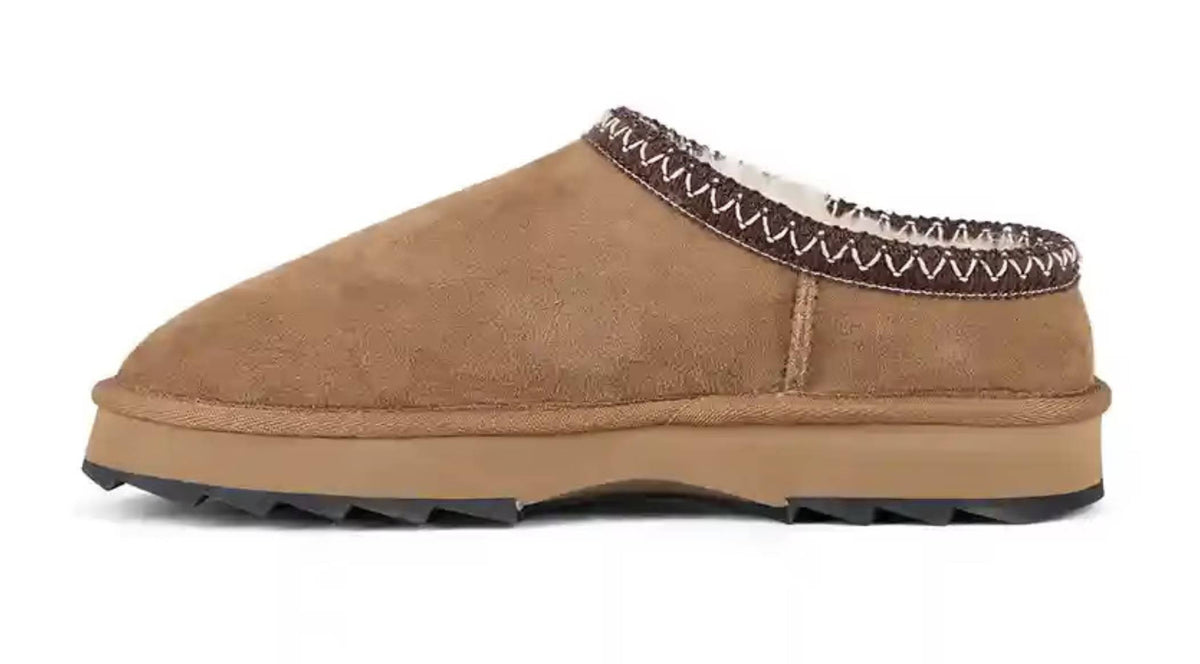 Scarpe donna EMU Pantofole in camoscio Sharky Scuff Chestnut D26EM04 W13179