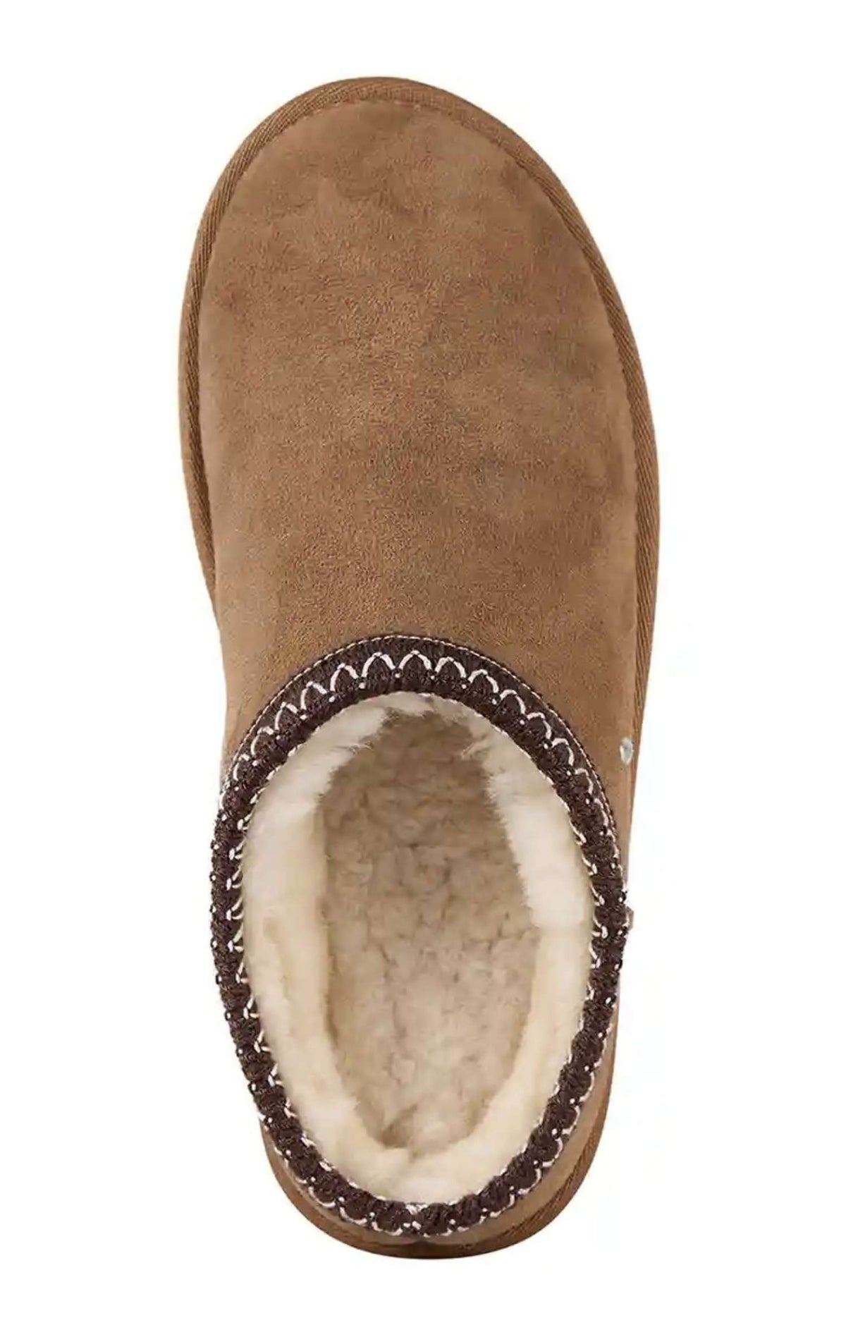 Scarpe donna EMU Pantofole in camoscio Sharky Scuff Chestnut D26EM04 W13179