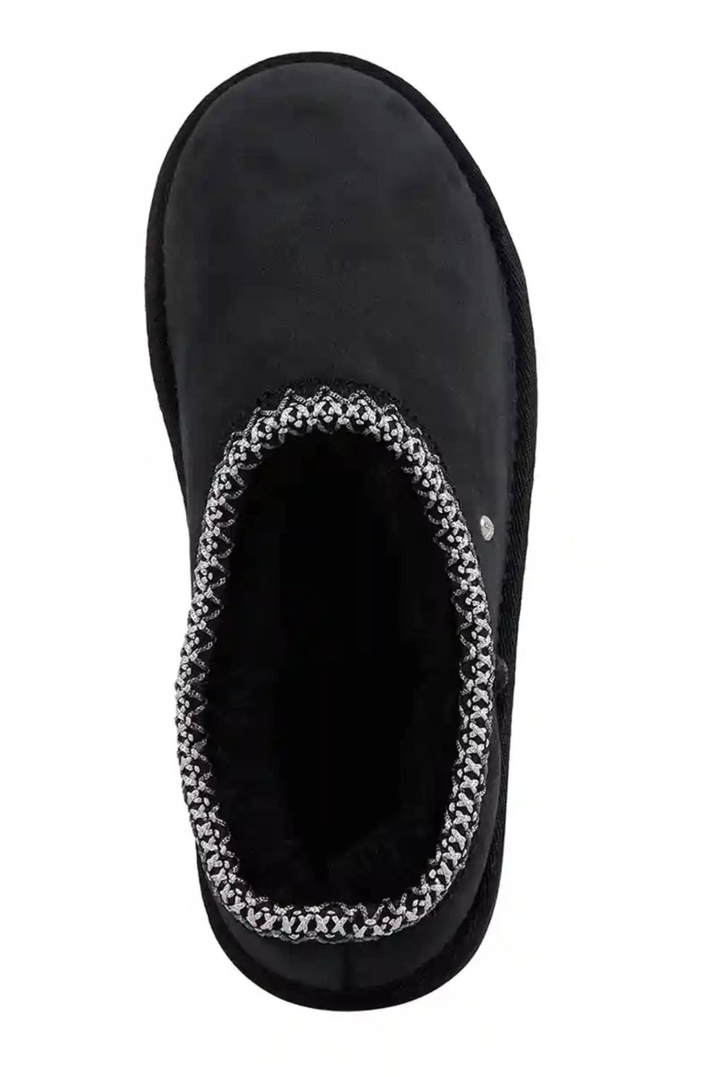 Scarpe donna EMU Pantofole in camoscio Sharky Scuff nero D26EM05 W13179