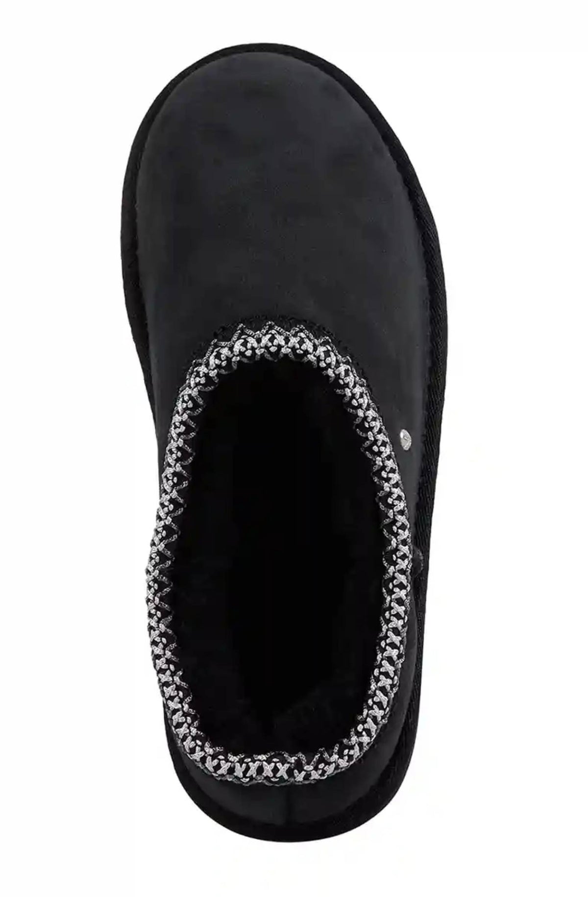 Scarpe donna EMU Pantofole in camoscio Sharky Scuff nero D26EM05 W13179