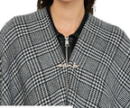 Poncho donna Liu Jo principe di galles nero/bianco C26LJ64 2F5036 T0300