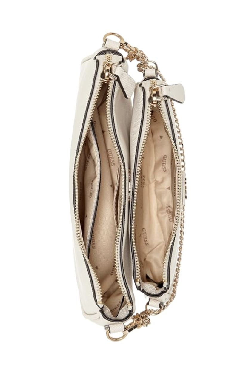 Borsa Guess Noelle II mini pouch bone B26GU93 ZG967271
