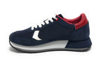 Scarpe U.S. Polo sneaker running Cleef006M in ecopelle scamosciata/tessuto dark blue U26UP16