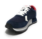 Scarpe U.S. Polo sneaker running Cleef006M in ecopelle scamosciata/tessuto dark blue U26UP16