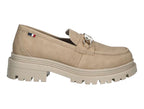 Scarpe US Polo mocassino con zeppa Alicya007 beige D26UP07