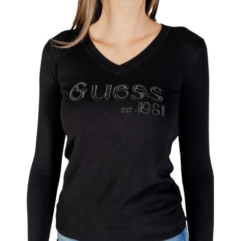Maglione donna Guess Saylor nero E26GU38 W5BR41Z2NQ2