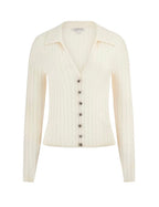 Cardigan donna Guess a costine bianco E26GU41 W5BR51Z2YK2 G1O6