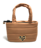 Borsa Donna Love Moschino a spalla nylon beige B26MO82 JC4350PP0NKY110A