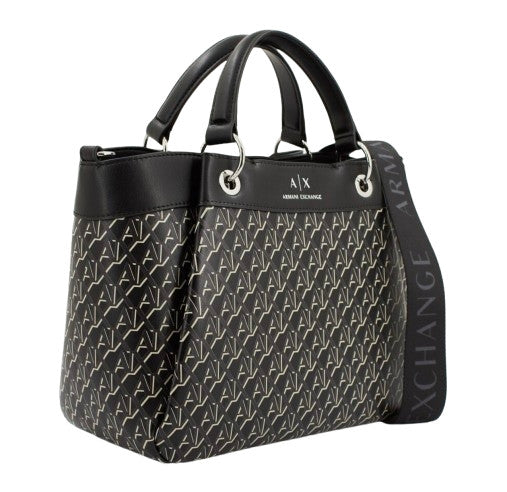 Borsa donna a mano con tracolla Armani Exchange black B26AX25 XW000393 AF17145 MC043
