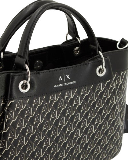 Borsa donna a mano con tracolla Armani Exchange black B26AX25 XW000393 AF17145 MC043