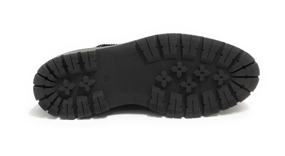 Scarpe uomo Ambitious francesina stringata in pelle black U26AM09 13699-6583AM
