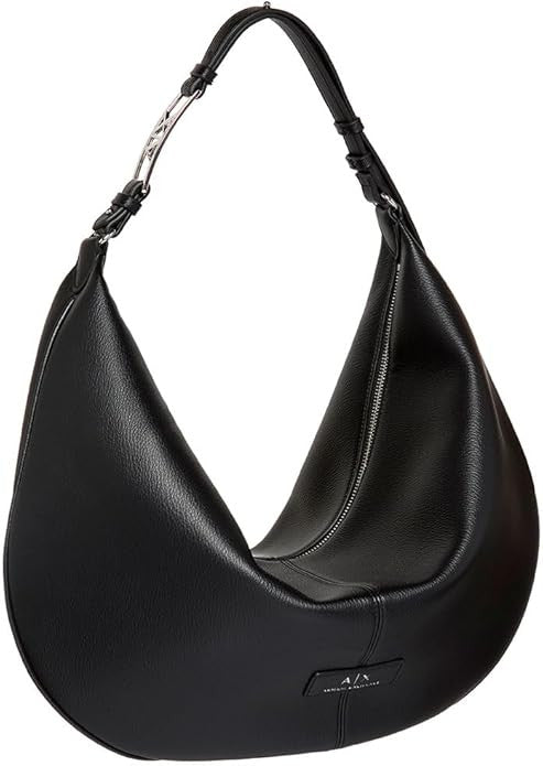 Borsa donna Armani Exchange Polly hobo large nero B26AX27 XW001573 AF15632 UC001