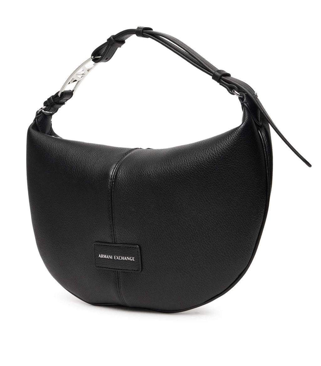 Borsa donna Armani Exchange Polly hobo M nero B26AX28 XW001573 AF15632 UC001