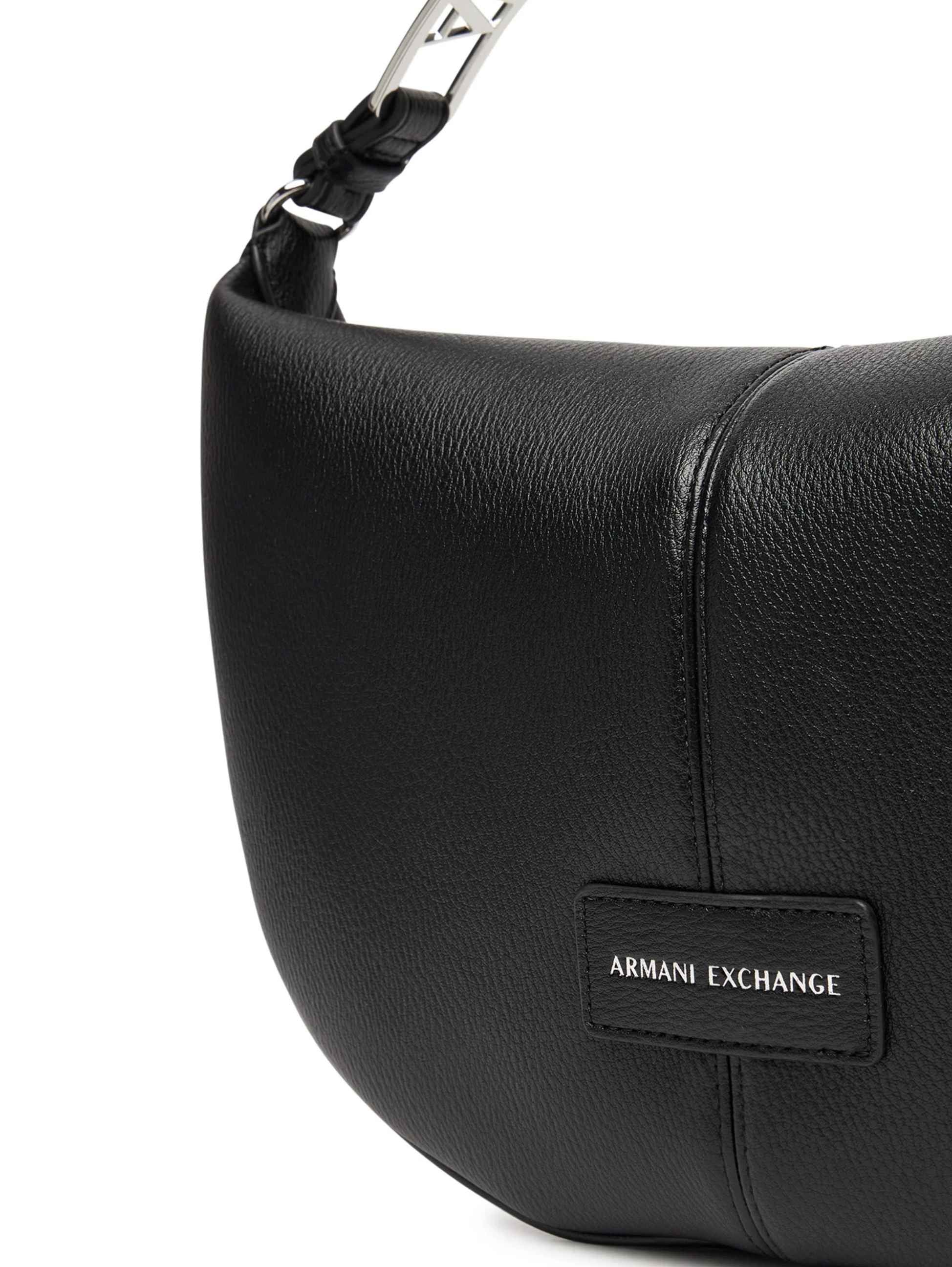 Borsa donna Armani Exchange Polly hobo M nero B26AX28 XW001573 AF15632 UC001