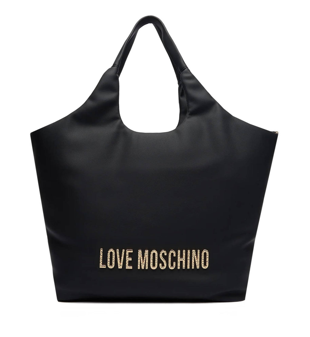 Borsa donna Love Moschino shopper con pochette nero B26MO102 JC4396