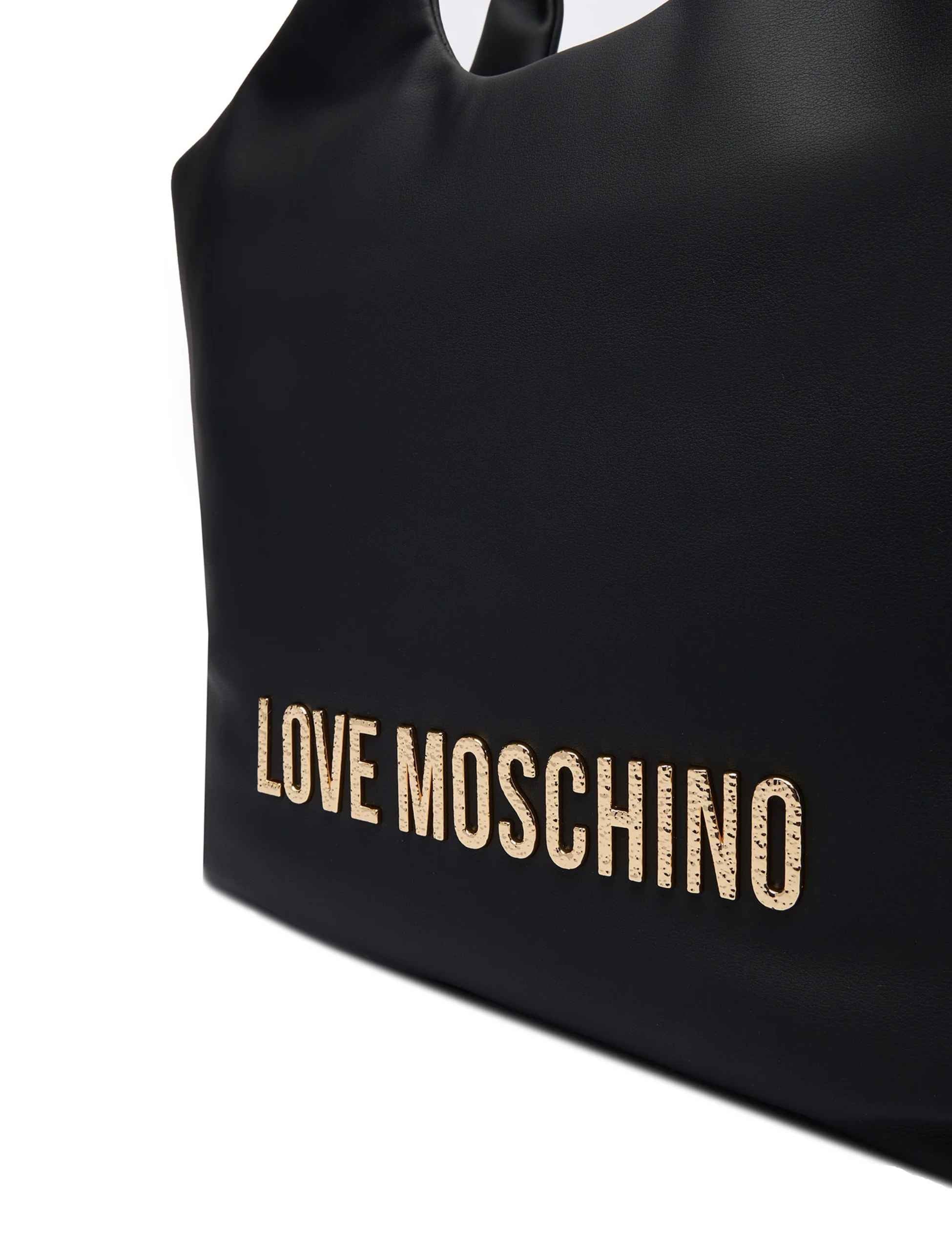 Borsa donna Love Moschino shopper con pochette nero B26MO102 JC4396