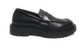Scarpe uomo Ambitious mocassino fondo alto in pelle nero U26AM08 13737-6583AM