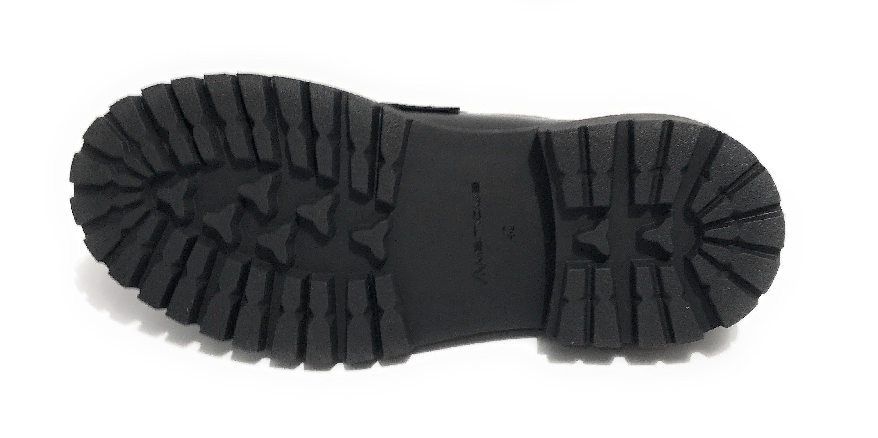 Scarpe uomo Ambitious mocassino fondo alto in pelle nero U26AM08 13737-6583AM