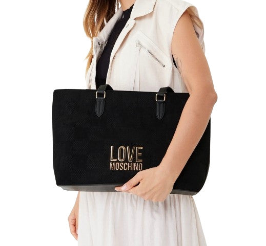Borsa donna Love Moschino a mano/spalla nero B26MO109 JC4123PP0NKB100A